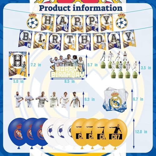 Football Themed Birthday Party Decorations Set - Image 3