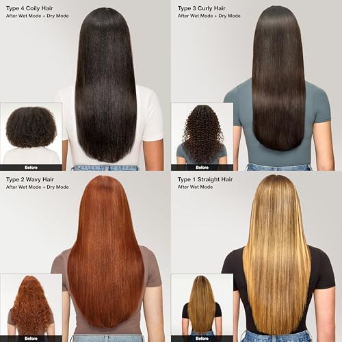 Shark SilkiPro Air Straightener & Blow Dryer, Flat Iron, Rose, HT400PK - Image 3
