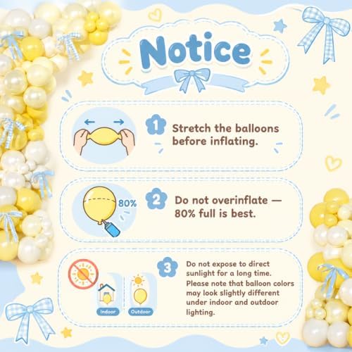 Pastel Yellow Balloon Arch Kit for Butter Birthday Decorations - Image 4