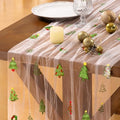 Christmas Tree Table Runner Tulle Gauze Sheer Cheesecloth Party Home Decor by Socomi