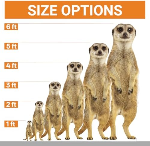 Meerkat2 4FT Life Size Cardboard Cutout Standup, 1 PC, for Events - Image 2