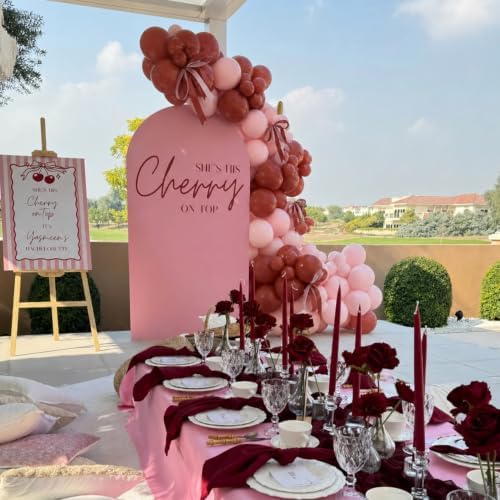 Pink and Red Balloon Arch Kit for Valentines Bridal Shower Decorations - Image 7