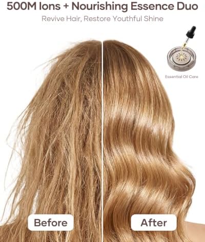 Hair Dryer, High-Speed Ionic Blow Dryer with Essential Oil & Diffuser - Image 5
