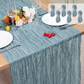 6 Pack Cheesecloth Table Runner 10Ft Christmas Gauze Boho Table Runners for Wedding Decor Bridal Shower Decorations Baby Shower Party(35" x 120") by Home