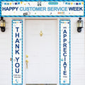 SmoothNovelty 3 Pcs Blue Customer Service Week Banner by SmoothNovelty