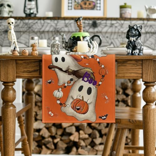 Artoid Mode 210 GSM Halloween Table Runner Home Party Decor 13x72 Inch - Image 2