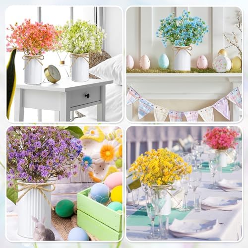 Wavwavw 6 Set Babys Breath Artificial Flowers Centerpieces for Tables - Image 6