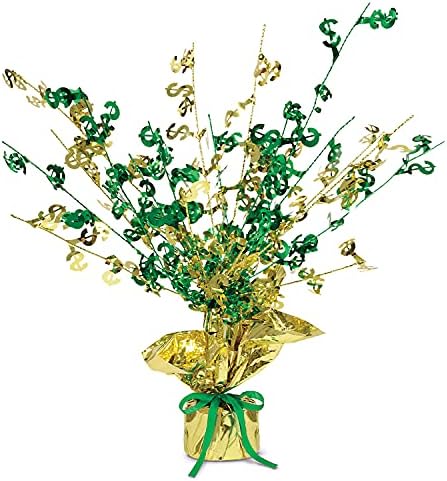 $ Gleam 'N Burst Centerpiece Party Accessory (1 count) (1/Pkg) by Beistle