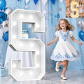 Pooqla 4 FT Marquee Letters, Light Up Letter S, Cool White and Warm White by Pooqla