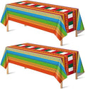 OHOME Cinco De Mayo Decorations - Fiesta Plastic Tablecloth by OHOME