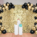 Ozikutech 48 Pcs Light Gold Shimmer Wall Backdrop Panels for Party Decor by Ozikutech