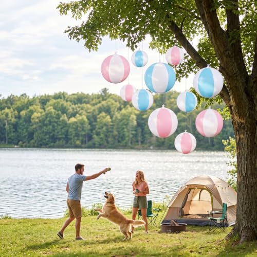 MiniInflat Pastel Beach Balls Decoration Inflatable - Image 6