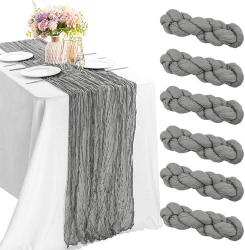10FT Cheesecloth Table Runner Boho Party Home Decorations by JALANCY