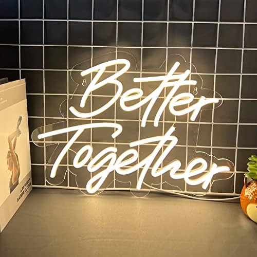 Better Together Neon Sign Warm White Wedding Led Neon Light Signs - Image 2