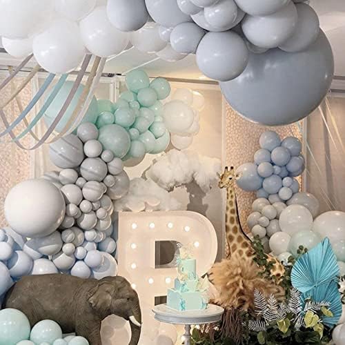 Voircoloria 130pcs Gray Balloons Garland Arch Kit, 18 12 10 5 Inch - Image 5