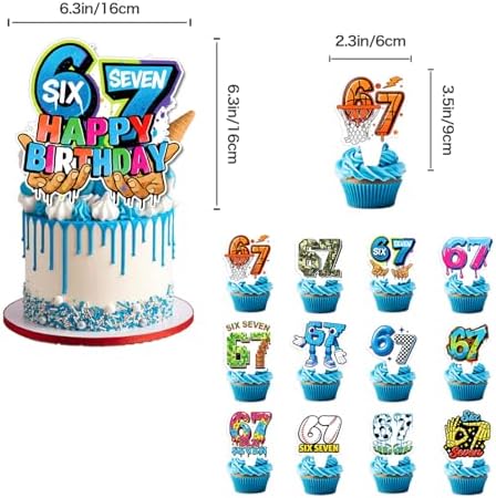 Birthday Decorations for Boys, Hip Hop Graffiti Street Theme Party Supplies with Happy Birthday Banner, Cake & Cupcake Toppers, Balloons, 59" x 39" Backdrop, Ideal for Teens Kids Photo Booth Props - Image 3