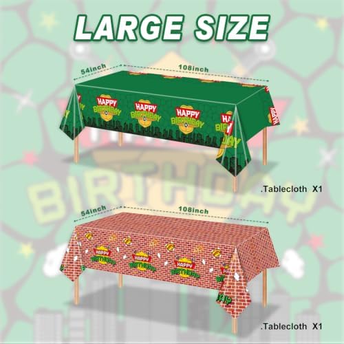 Cartoon Turtle Birthday Party Supplies Tableware Set for 20 Guests - Image 3