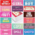 Beeveer 24 Designs Birthday Photo Booth Props Double Sided PVC Selfie Signs by Beeveer