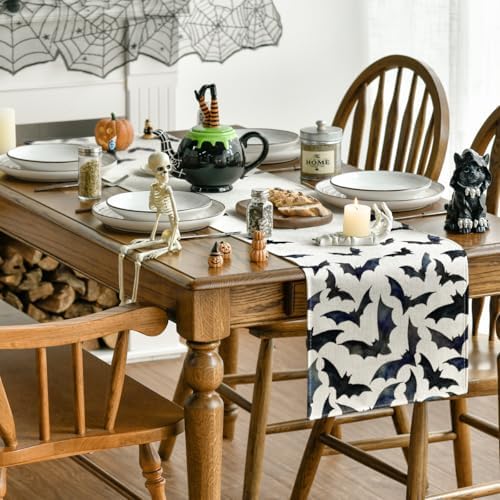 Artoid Mode 210 GSM Halloween Table Runner Home Party Decor 13x60 Inch - Image 4