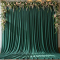 10x12ft Hunter Green Backdrop Curtain Panels for Parties - Wrinkle Free Polyester Photo Curtain Backdrop Wedding Back Drop Fabric Drapes for Party Decorations Background for Photography by WishCare