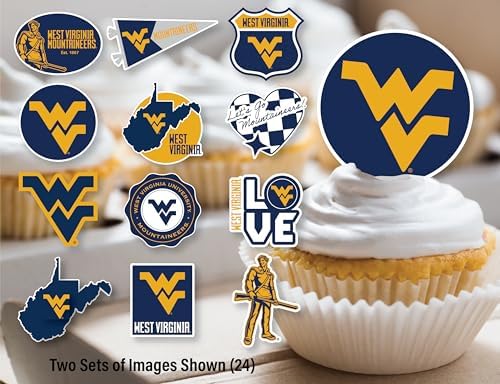 WVU Party Supplies West Virginia Decorations Mountaineers Party Decor 42 Pc - Image 5