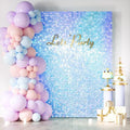 COKAOBE LiteGrid Series Shimmer Wall Backdrop - 24Pcs Iridescent Blue by COKAOBE