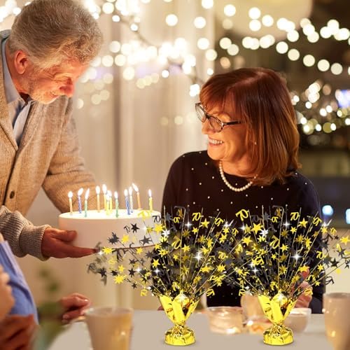 6 Pcs 70th Birthday Decoration Vintage 70th Table Centerpiece - Image 6
