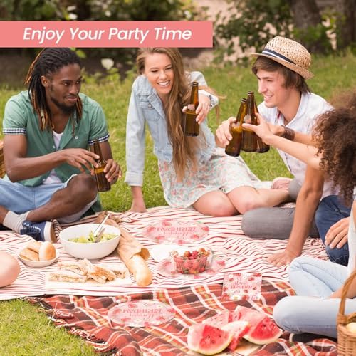 40PCS Strawberry Birthday Paper Plates and Napkins Party Set - Image 6