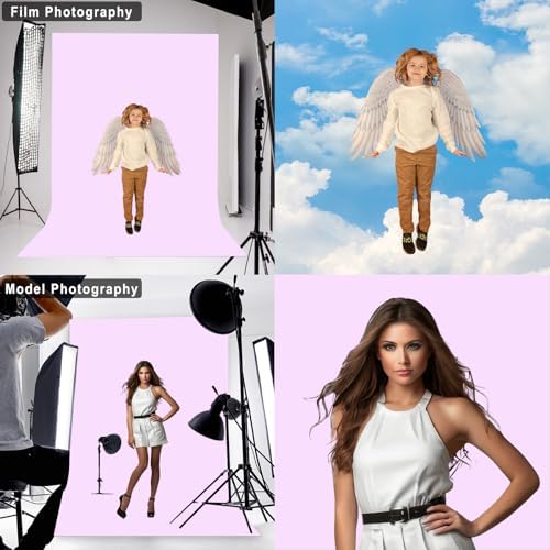 Light Purple Photography Backdrop for Photoshoot, Fabric, 10x10 FT - Image 4