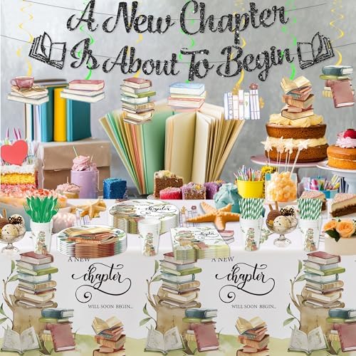 Book Theme Party Decorations, A New Chapter Storybook Baby Shower Decor - Image 6