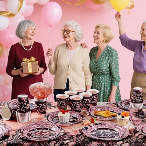 250PCS 75th Birthday Party Decorations for 50 Guestsy - Image 5
