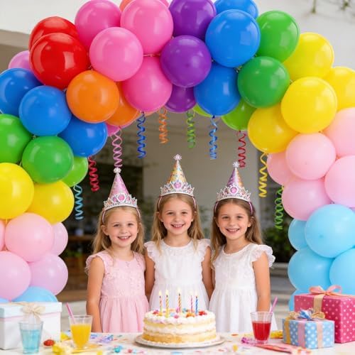 160 Pack Latex Balloons 12 Inch Rainbow Balloons 10 Kinds Colors Multicolor Bulk Balloons for Birthday Baby Shower Wedding Family Party - Image 5