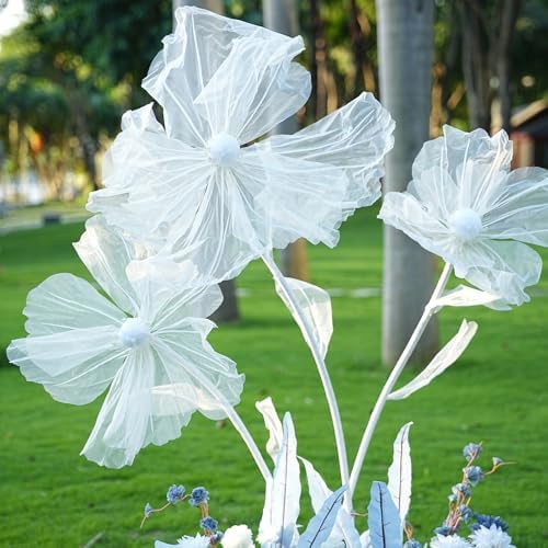 5.6 Ft Giant Flowers for Decoration, Big Artificial Silk Flower - Image 3
