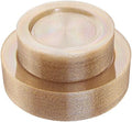 I00000 102 Pcs Gold Glitter Plastic Plates, Gold Glitter Disposable Plates by I00000