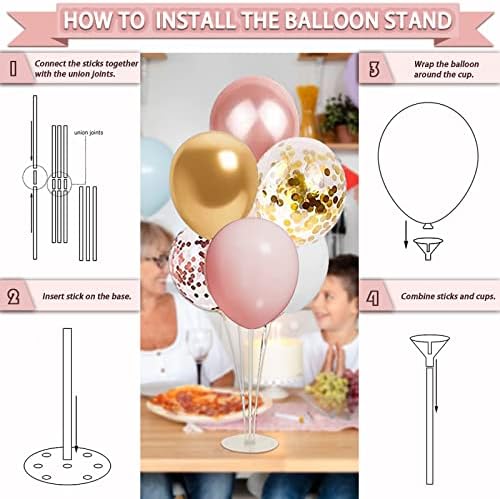Guudmua 303 Pcs Baby Shower Decorations For Girl, Girl Baby Shower Decorations Kits - Disposable Dinnerware Set With Pink Rose Gold Floral (25 Guest), "BABY girl" Banner, Balloon, Sash, Cake Topper - Image 6