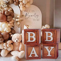 Voircoloria Baby Balloon Boxes with Letters, Wood, 4 Pack by Voircoloria