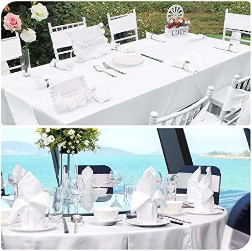 12 Pack White Satin Table Runner 12 x 108 Inch Long Premium Table Runners for Wedding Party Events Decoration, Birthday Parties, Banquets Decorations, Graduations, Engagements - Image 5