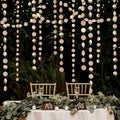 Decor365 Glitter Champagne Gold Party Decorations Gold Birthday Decorations Hanging Circle dot Gold Garlands Streamers Banner Backdrop Bridal Shower Bachelorette Graduation Holiday Party Decor by Decor365