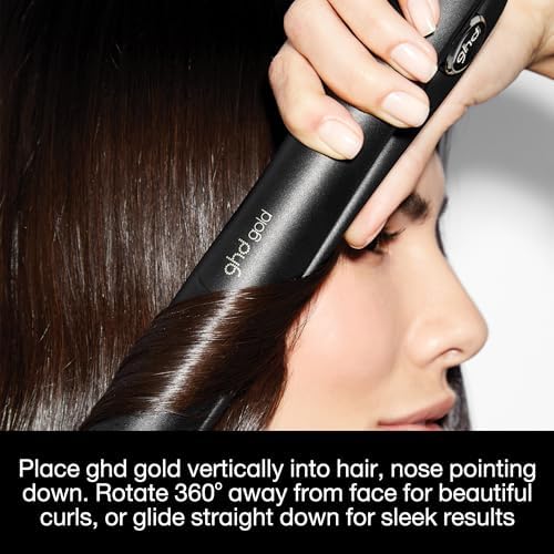 ghd Gold Styler 1" Flat Iron Hair Straightener, Black - Image 5