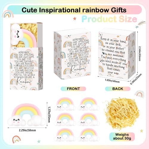 24 Sets Rainbow Positive Gifts You are Awesome Party Favors with Boxes - Image 2