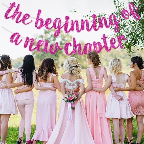 BEISHIDA Rose Red Pre-Strung Glitter The Beginning of A New Chapter Banner - Image 6