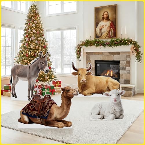 Nativity Lamb 3FT Life Size Cardboard Cutout Photo Prop, 1 PC - Image 6