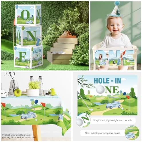 282pcs Hole in One Birthday Decorations for Golf Theme, Serves 25 - Image 6