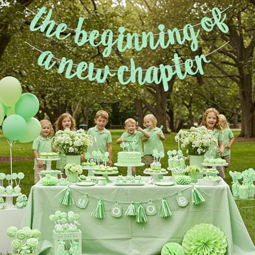 BEISHIDA Light Green Pre-Strung The Beginning of A New Chapter Banner - Image 5