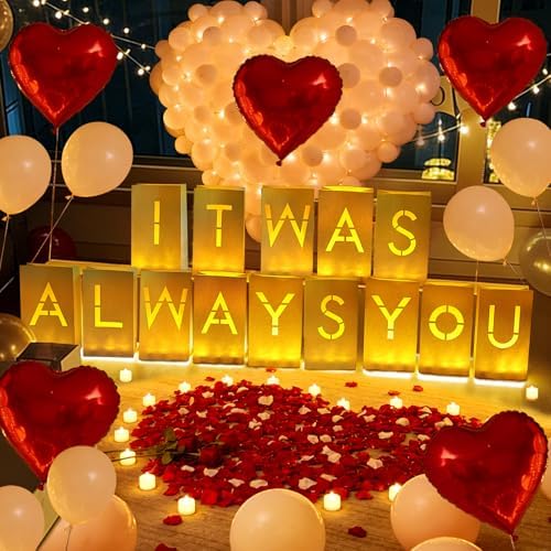It was Always You Decorations, Luminary Paper Bags - Image 4
