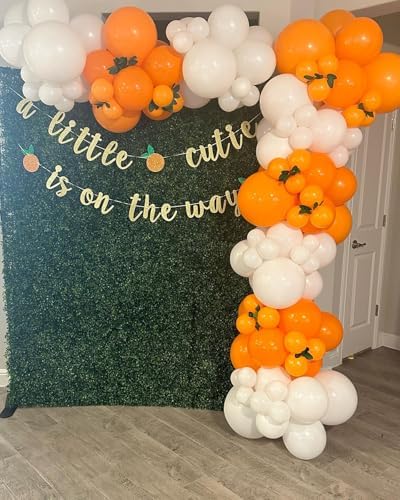 Orange and White Balloon Arch Kit, ADOINBY 140Pcs White and Orange Balloons Confetti Balloon 18 12 10 5 Inch Different Size Balloons for Baby Shower Halloween Birthday Anniversary Party Decoration - Image 6