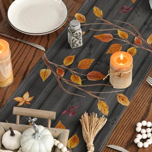 Artoid Mode 210 GSM Fall Table Runner Home Party Decor 13x72 Inch - Image 4