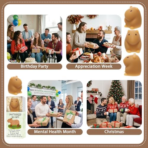 Wettarn 36 Sets Capybara Figures with Boxes, Appreciation Gifts - Image 6