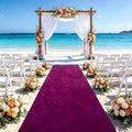 FUHSY Purple Carpet Runner for Party Aisle Runner for Wedding Ceremony Outside 4x20 FT Aisle Runners for Weddings Carpet Runway Bridal Walkway Runner Rug for Prom Events by FUHSY