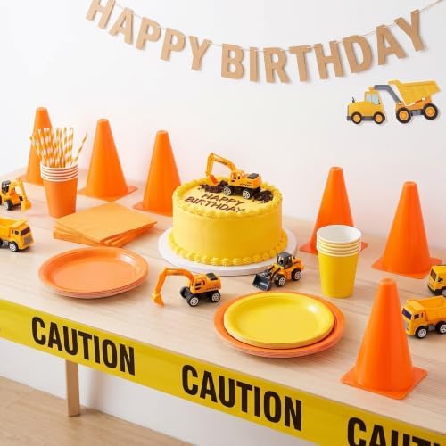 Frienda 11 Pcs Construction Party Decorations Set, 7.1 Inch Tall, Classic - Image 4